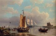 unknow artist Seascape, boats, ships and warships. 126 oil painting on canvas